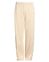 Lanvin Man Pants Beige Size L Polyester, Cotton, Polyamide In Neutral