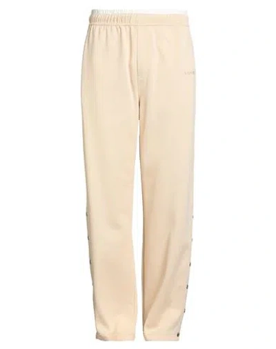 Lanvin Man Pants Beige Size L Polyester, Cotton, Polyamide In Neutral