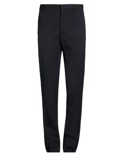 Lanvin Man Pants Black Size 30 Wool, Elastane
