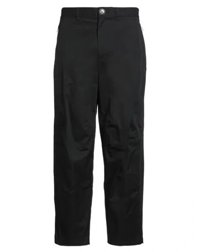 LANVIN LANVIN MAN PANTS BLACK SIZE 38 COTTON, WOOL