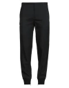 Lanvin Man Pants Black Size 38 Viscose, Virgin Wool, Polyamide