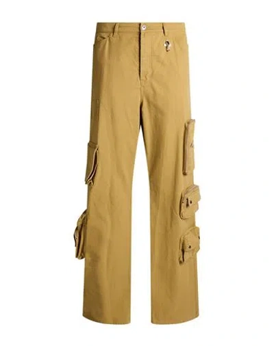 Lanvin Man Pants Camel Size 31 Cotton In Beige