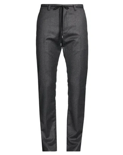 Lanvin Man Pants Charcoal Size 32 Virgin Wool In Gray