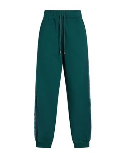 Lanvin Man Pants Dark Green Size Xl Cotton