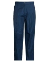 Lanvin Man Pants Deep Teal Size 36 Cotton, Polyamide, Polyurethane In Blue