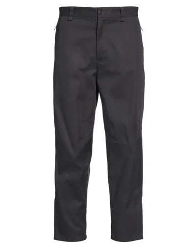 Lanvin Man Pants Lead Size 34 Cotton, Polyester In Grey