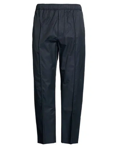 Lanvin Man Pants Midnight Blue Size 36 Cotton, Polyamide