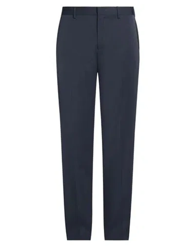 Lanvin Man Pants Navy Size 34 Acetate, Viscose In Navy Blue