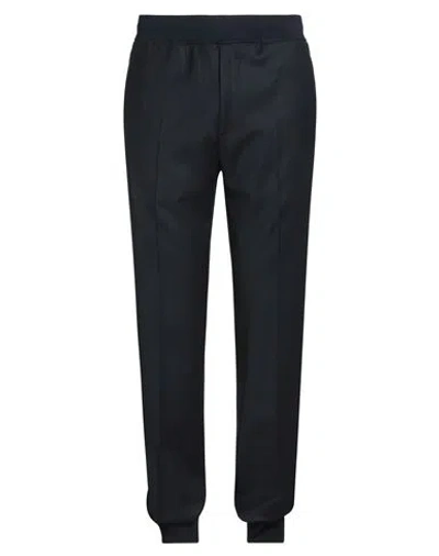 Lanvin Man Pants Navy Size 36 Virgin Wool, Cashmere In Black