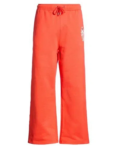 Lanvin Man Pants Tomato Red Size L Cotton, Polyester, Viscose
