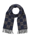 Lanvin Man Scarf Midnight Blue Size - Cashmere, Wool