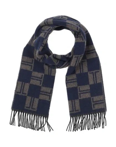 Lanvin Man Scarf Midnight Blue Size - Cashmere, Wool