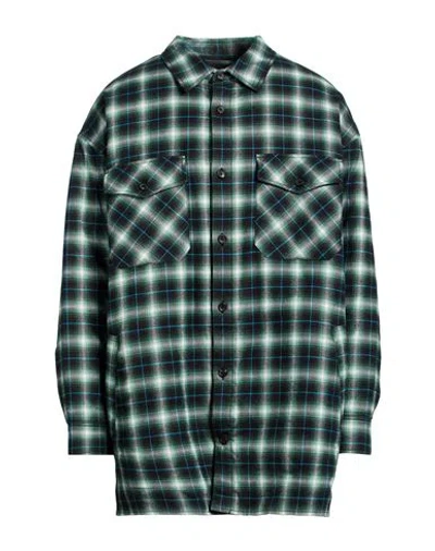 Lanvin Man Shirt Green Size 40 Cotton