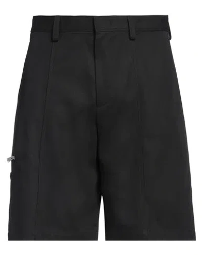 Lanvin Man Shorts & Bermuda Shorts Black Size 32 Cotton, Polyester