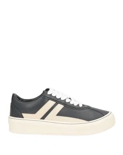 Lanvin Man Sneakers Black Size 10 Calfskin