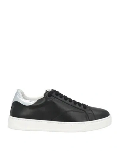 LANVIN LANVIN MAN SNEAKERS BLACK SIZE 10 LEATHER
