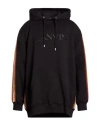 Lanvin Man Sweatshirt Black Size L Cotton, Polyester, Elastane