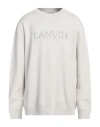 Lanvin Sweatshirt With Logo In Grey