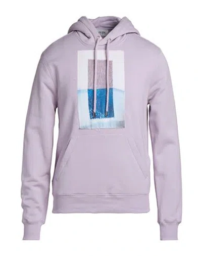 Lanvin Man Sweatshirt Lilac Size M Cotton In Purple