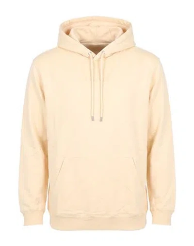 Lanvin Man Sweatshirt Pastel Yellow Size M Cotton In Neutral