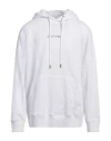 Lanvin Relaxed-fit Hooded Sweatshirt With Subtle Embroidery In White