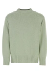 Lanvin Luxury Green Kaschmir Pullover For Men In Multicolor