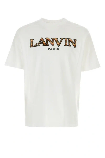 Lanvin Classic  Curb T-shirt-shirt Clothing In White
