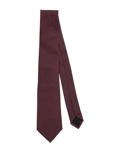 Lanvin Man Ties & Bow Ties Burgundy Size - Silk In Red