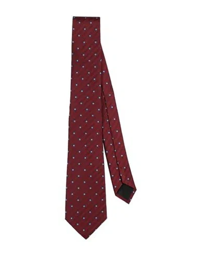 Lanvin Man Ties & Bow Ties Burgundy Size - Silk In Red
