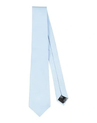 Lanvin Man Ties & Bow Ties Sky Blue Size - Silk