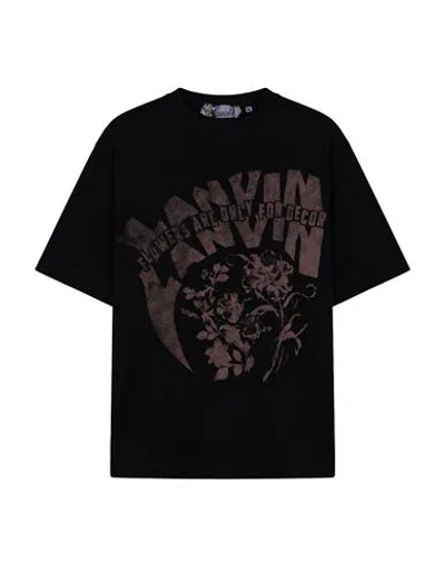 Lanvin Man T-shirt Black Size Xl Cotton