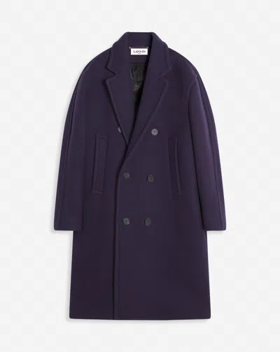 Lanvin Manteau Oversize Double Boutonnage Pour Homme In Japanese Ink