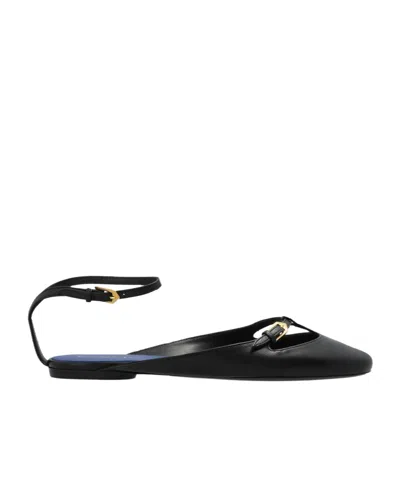 Lanvin Mary Jane Ballet Flats In Black