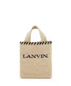 Lanvin Logo-motif Raffia Tote Bag