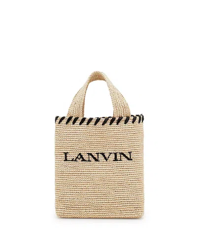 Lanvin Medium Raffia Tote Bag