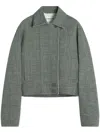 Lanvin Linen Jacket In Grey