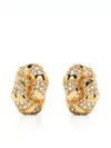 Lanvin Mélodie Crystal-embellished Earrings In M1s2 Or/cristal