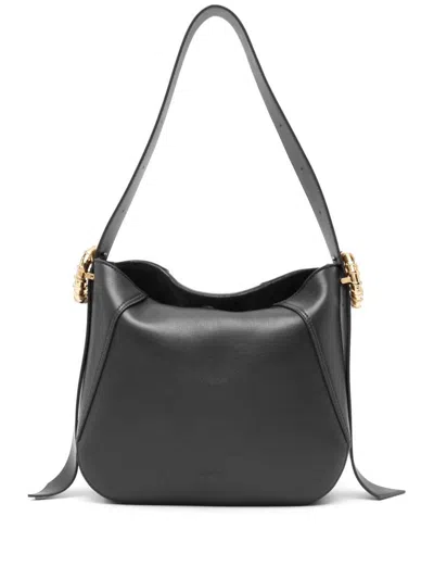 Lanvin Melodie Hobo Shoulder Bag In Black