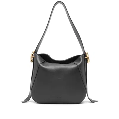 Lanvin Melodie Hobo Shoulder Bag In Black