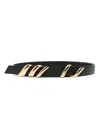 Lanvin Mélodie Ribbon Belt In Schwarz