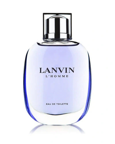 Lanvin Men's 3.4oz L'homme Edt Spray In White