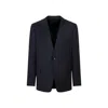 Lanvin Wool Button-fastening Blazer Dart Detailing In Blue