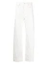 Lanvin Cotton Regular Jeans In White