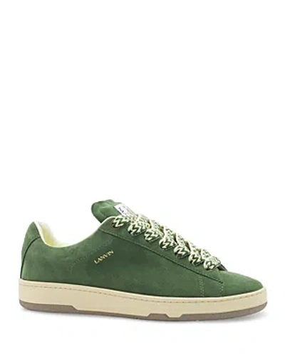 Lanvin Men's Curb Lite Low Top Sneakers In Green