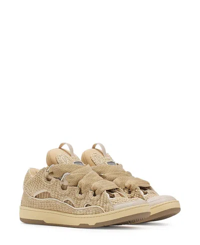 Lanvin Kids' Men's Curb Raffia Sneakers