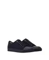Lanvin Men's Dbb1 Leather And Suede Sneakers In Blue
