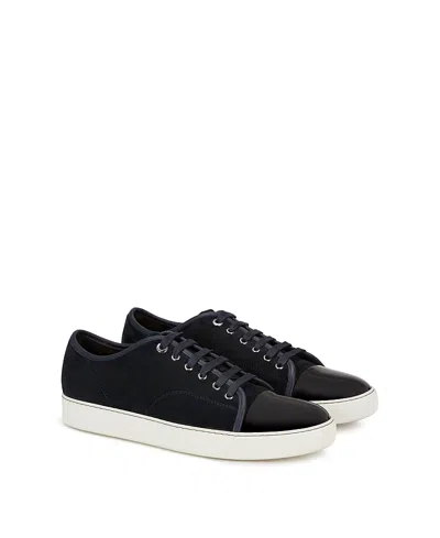 Lanvin Men's Dbb1 Sneakers In Corduroy In Blue