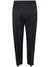 Lanvin Elasticated Waist Trousers In Blue