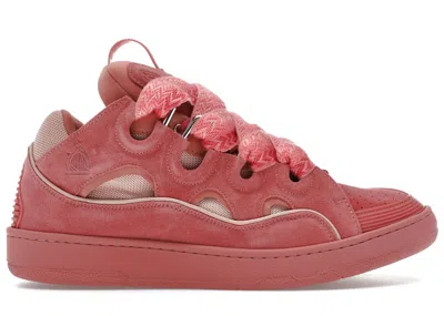 Pre-owned Lanvin Men's  Curb Sneakers In Pink