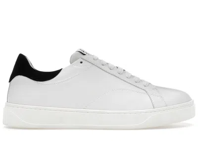 Pre-owned Lanvin Men's  Ddb0 Sneakers In White/black